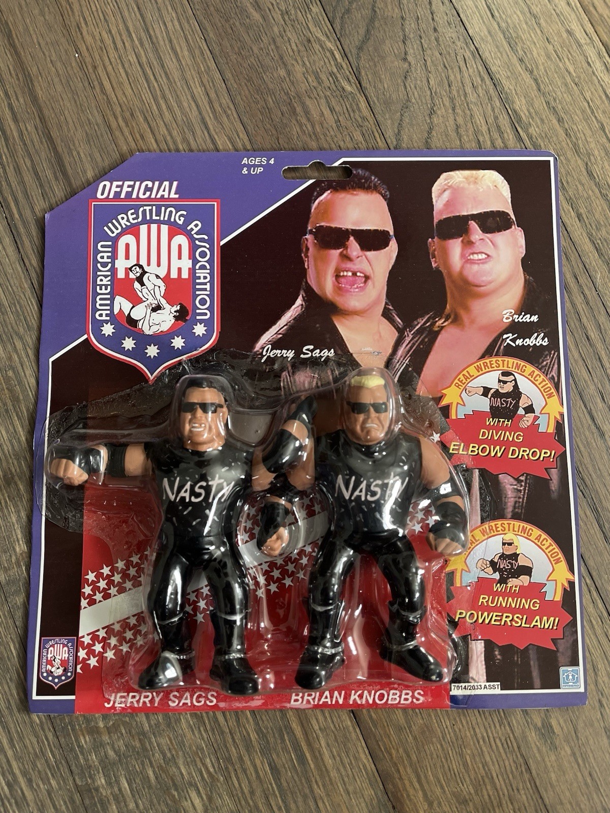WWE WWF AWA Custom Hasbro Nasty Boys MOC