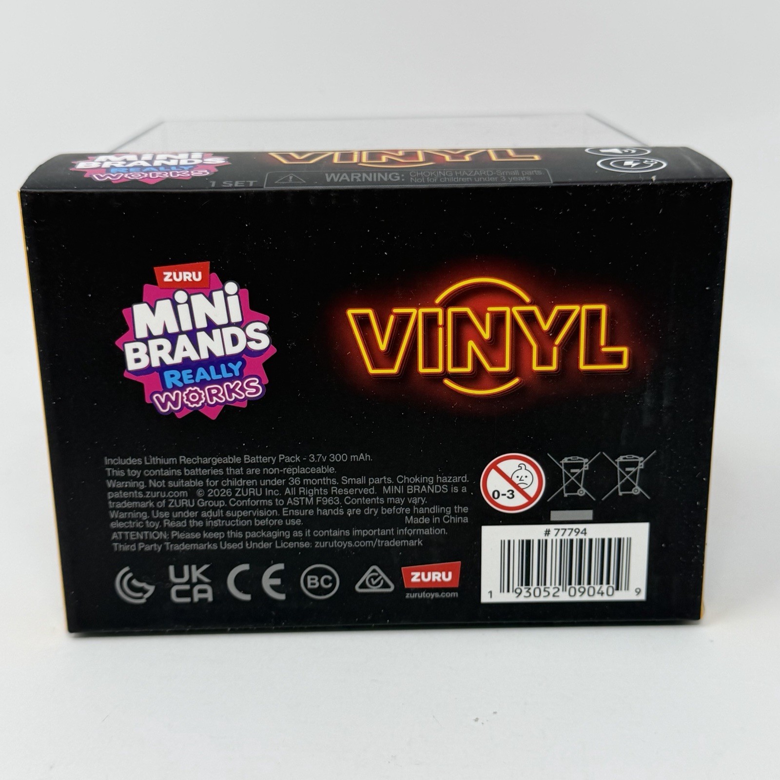 Zuru Mini Brands Real Vinyl Playable Music Record Player Mini Rosie Bruno Mars