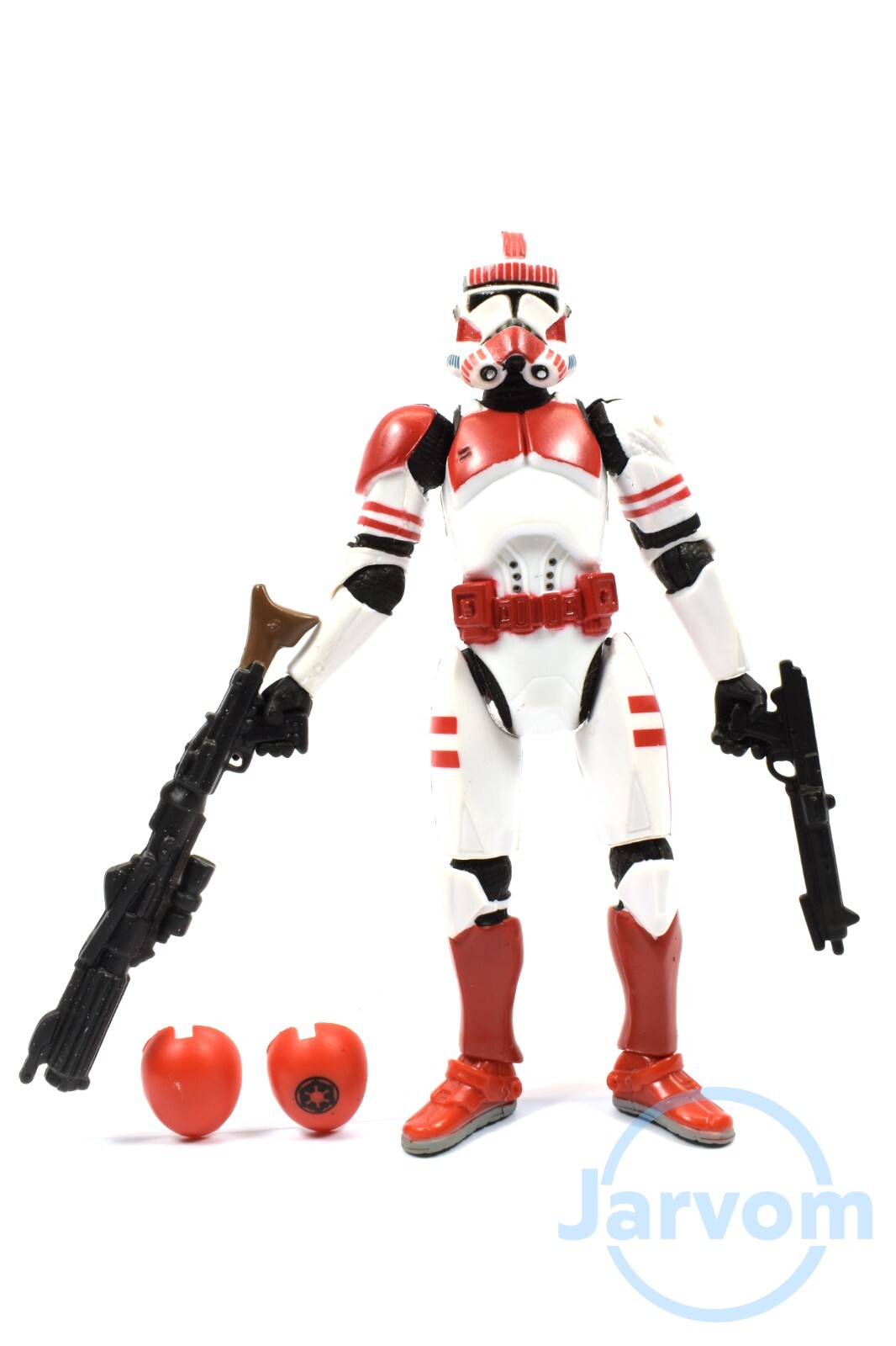 Star Wars 3.75″ ROTS Revenge of the Sith #06 Shock Clone Trooper Loose Complete