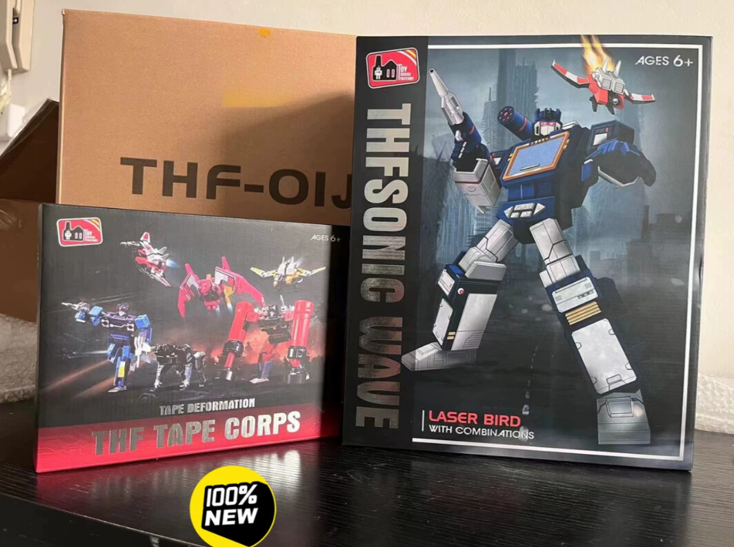 THF-01J Transformation MP-13 Sound Wave Tape Recorder & 6 Cassette Tapes Figure