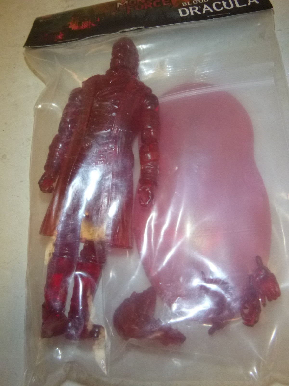 NEW 6″ exclusive translucent red Blood Prince Dracula Operation Monster Force