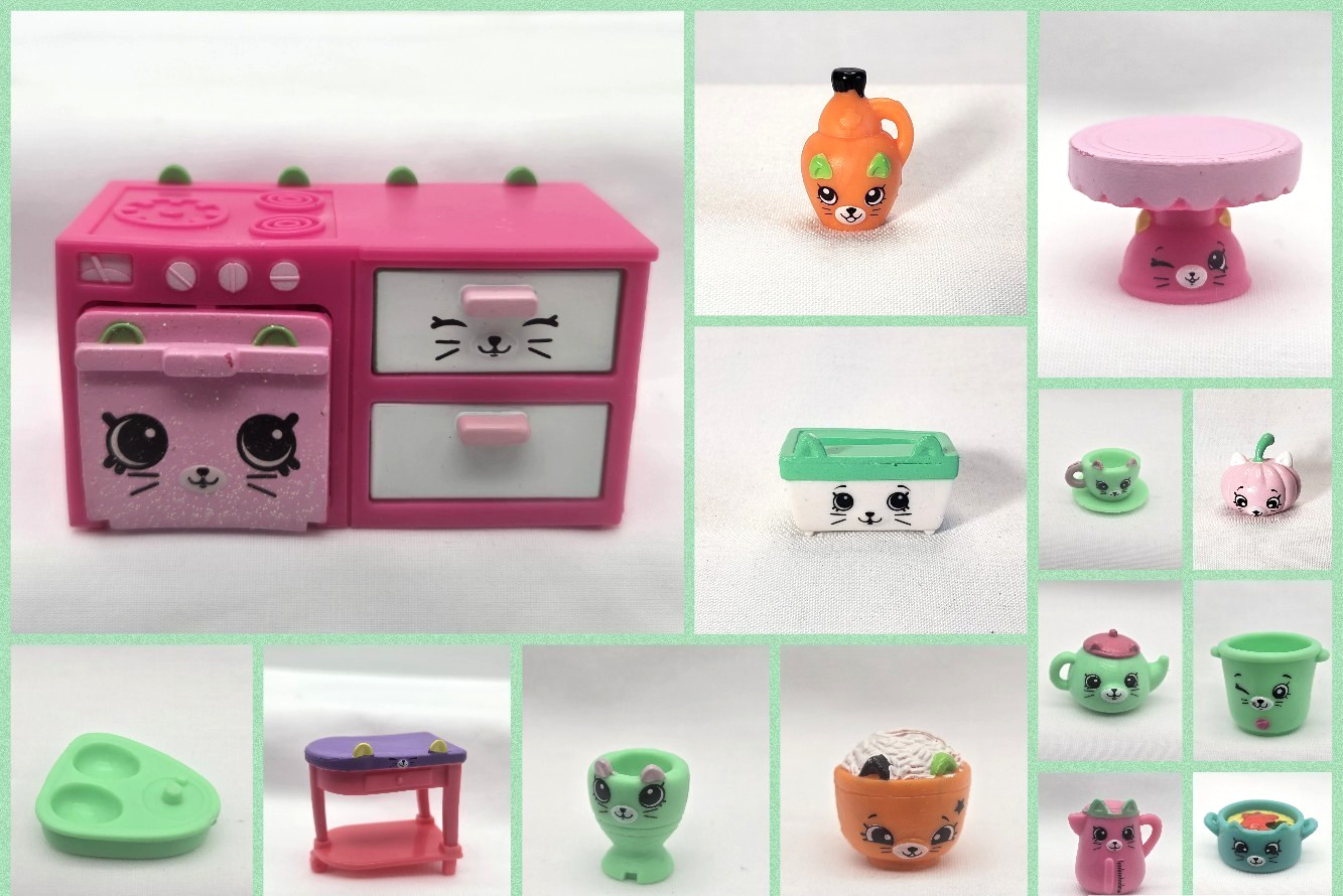 SHOPKINS Happy Places KITTY KITCHEN & GOURMET KITTY KITCHEN Home 30 Accessories
