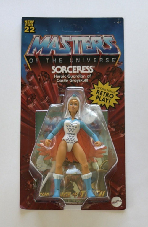 Masters of the Universe Sorceress Retro Action Figure Mattel 2021 Unpunched