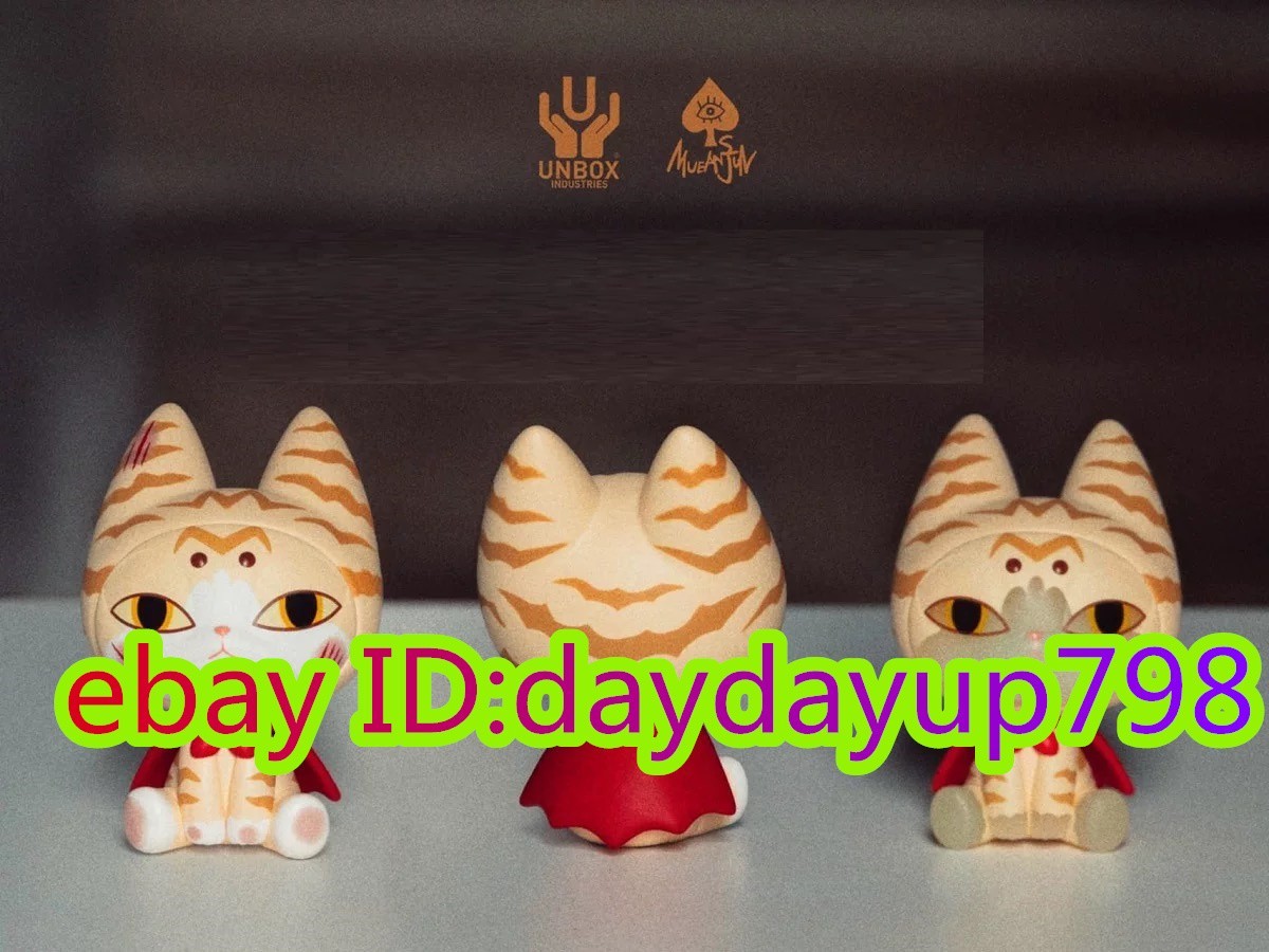 UNBOX BADMEAW CATTY Single BLIND BOX Soft Vinyl Figure Sofubi H6CM(2.4in)-1Pcs