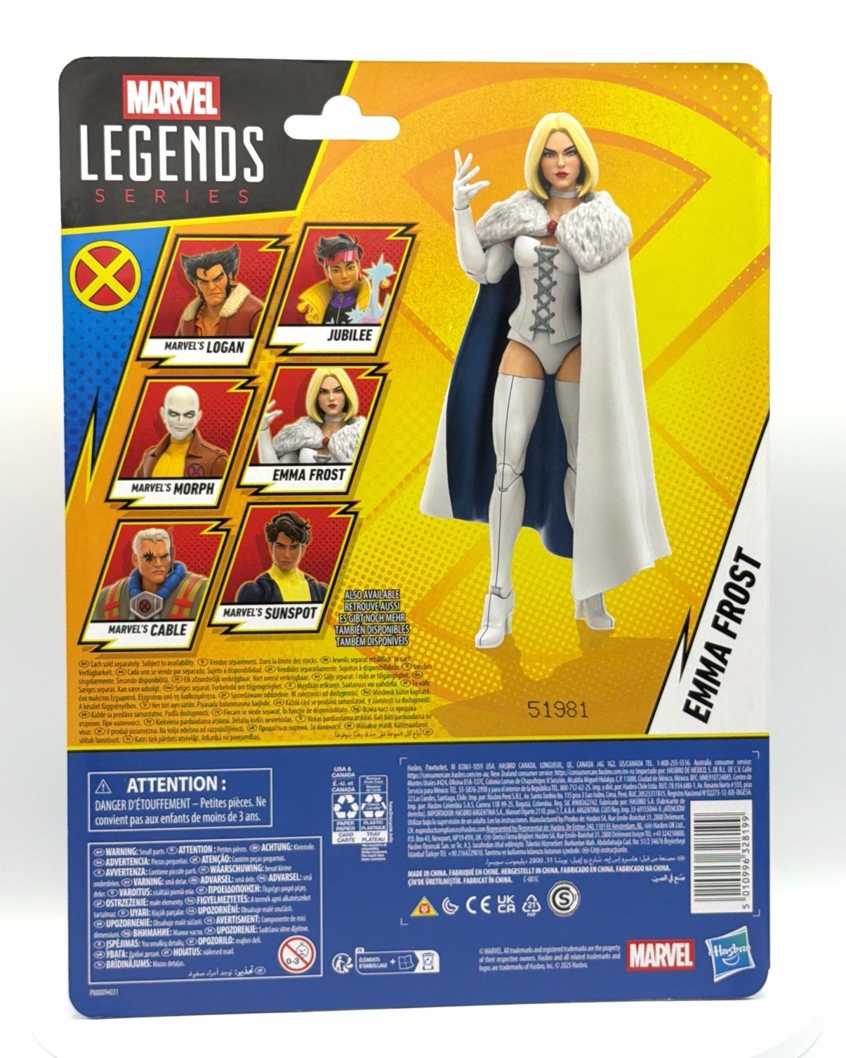 X-Men 97 Marvel Legends 6-inch Emma Frost Action Figure