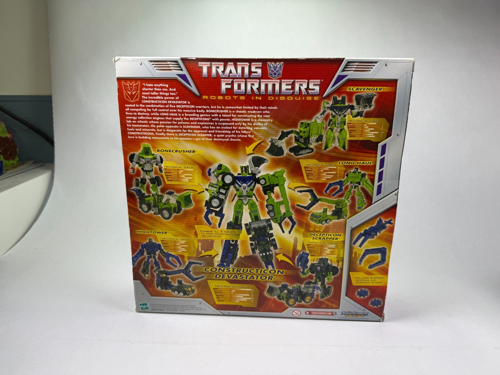Devastator Transformers RID Robots In Disguise Figure New NIB 2006 Hasbro