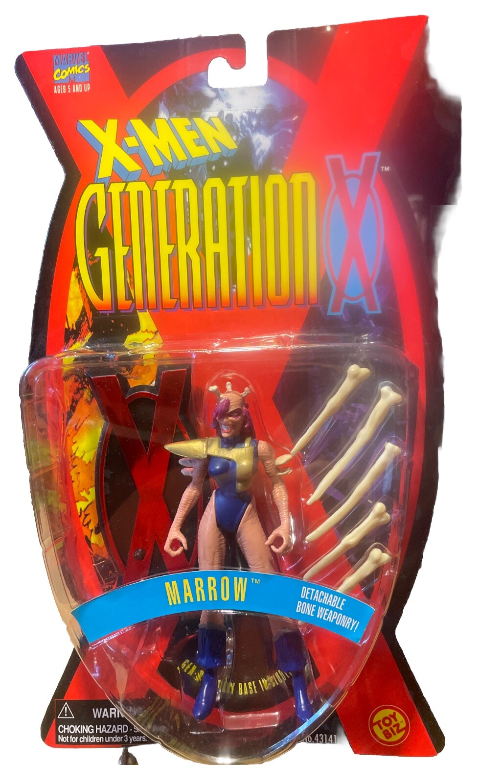 Marrow X-Men Generation X Marvel Action Figure – Toybiz 1996 New