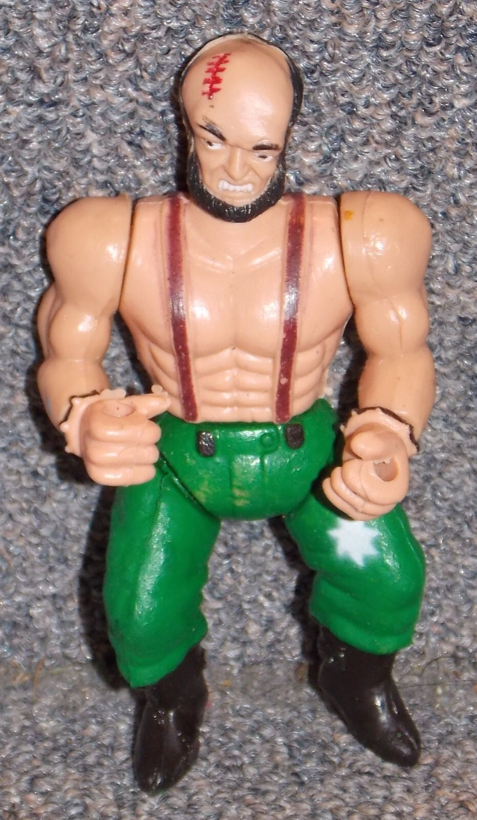 Vintage 1990s Satyr Masters Amicable Herculean 4 1/2 inch Tall Action Figure