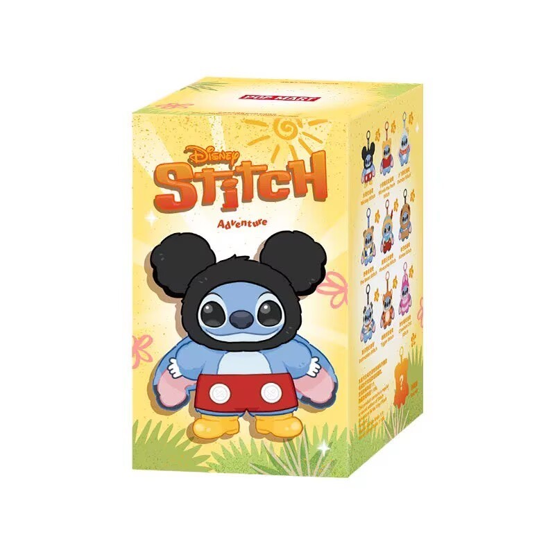 Authentic Disney Stitch Adventure Series Blind Box Figures Toy New Plush Pendant