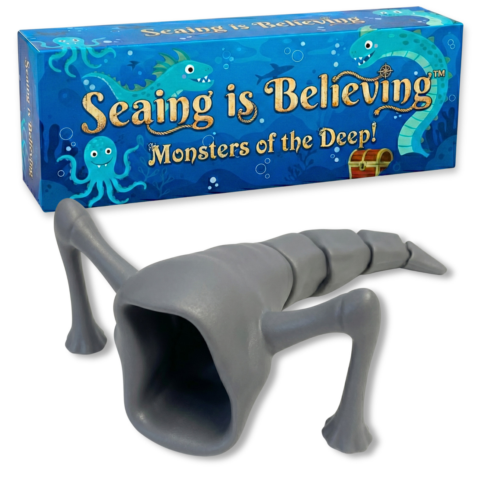 Sea Eater Abyssal Cryptid Figurine – Giant Leviathan Sea Monster Collectible