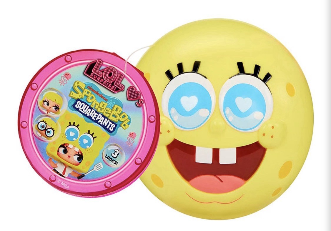 NEW IN HAND SPONGEBOB SQUAREPANTS LOL Surprise Loves SpongeBob Tots Sealed Ball