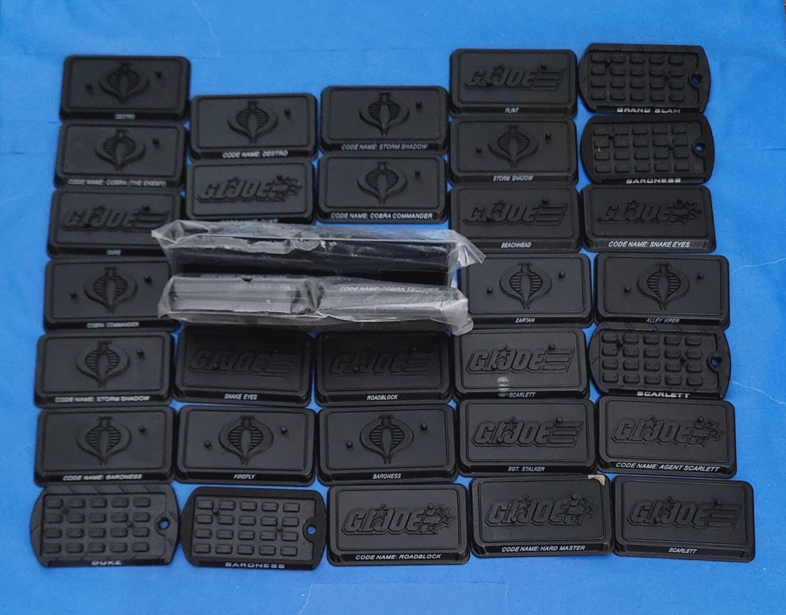 Lot of 45 GI Joe 1:18 Action Figure Stands – Including 2 Sealed Packs of 7