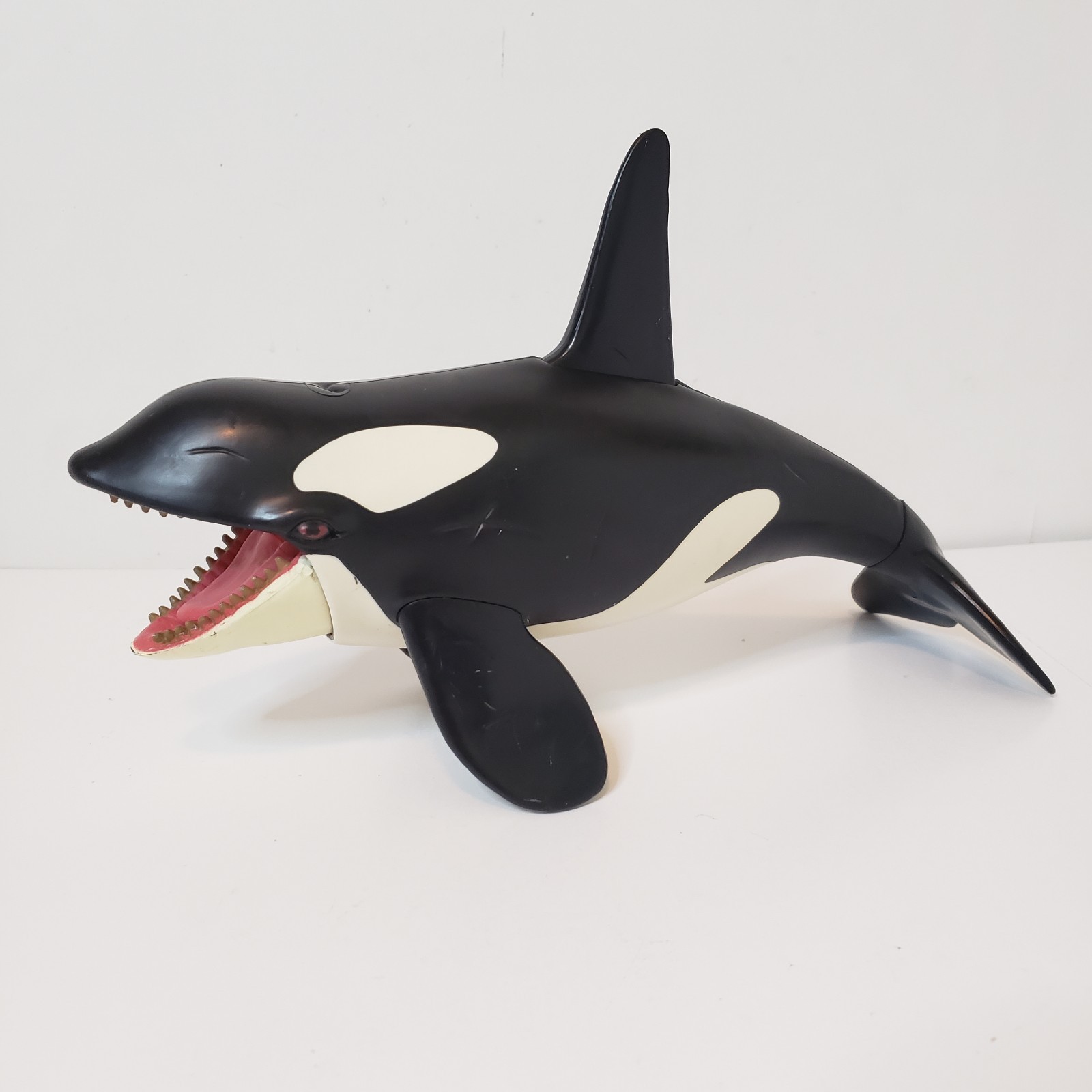 Chap Mei Animal Planet Orca 12″ Figurine 2019 Killer Whale Moveable Jaw Toy