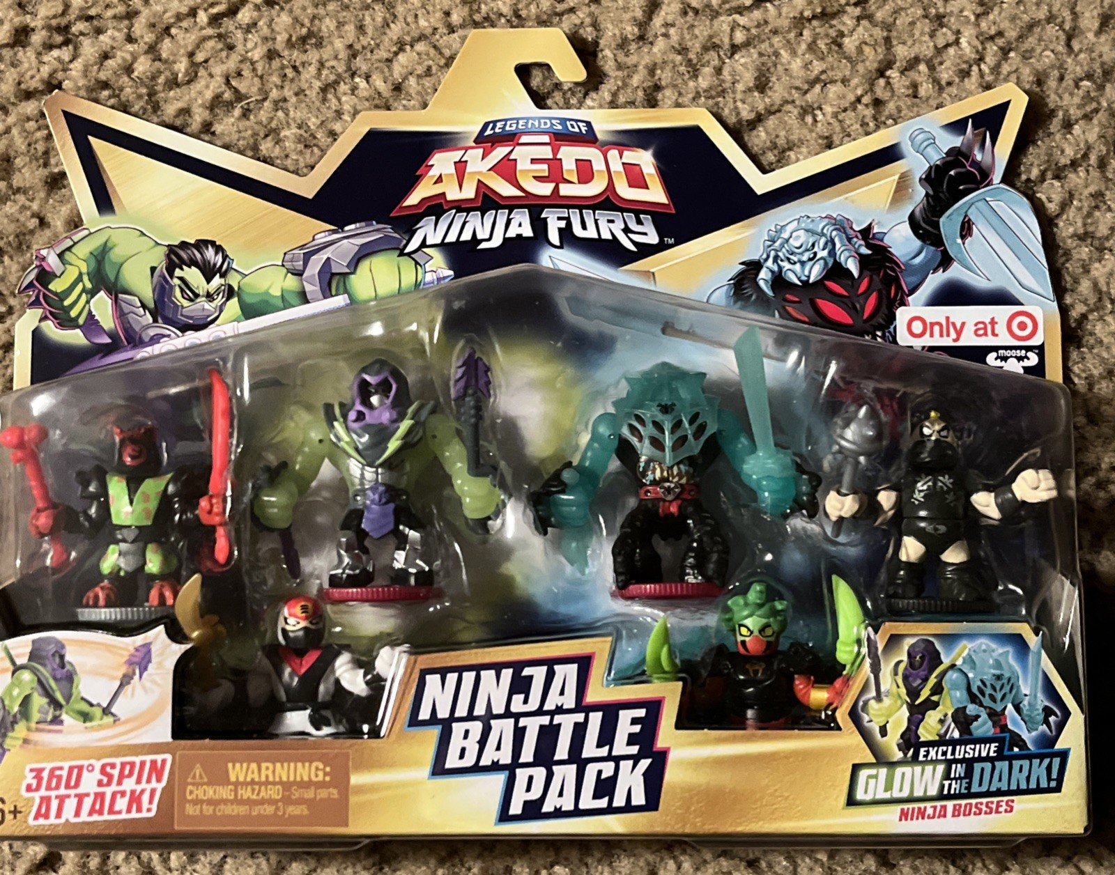 Legends of Akedo Ninja Fury NINJA BATTLE PACK 2 Beast Strikes official packs NEW