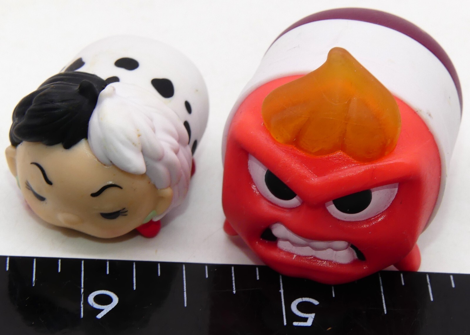 Lot Disney TSUM Cruella de Vil Anger Figure Mini Pixar 101 Dalmatians Inside Out