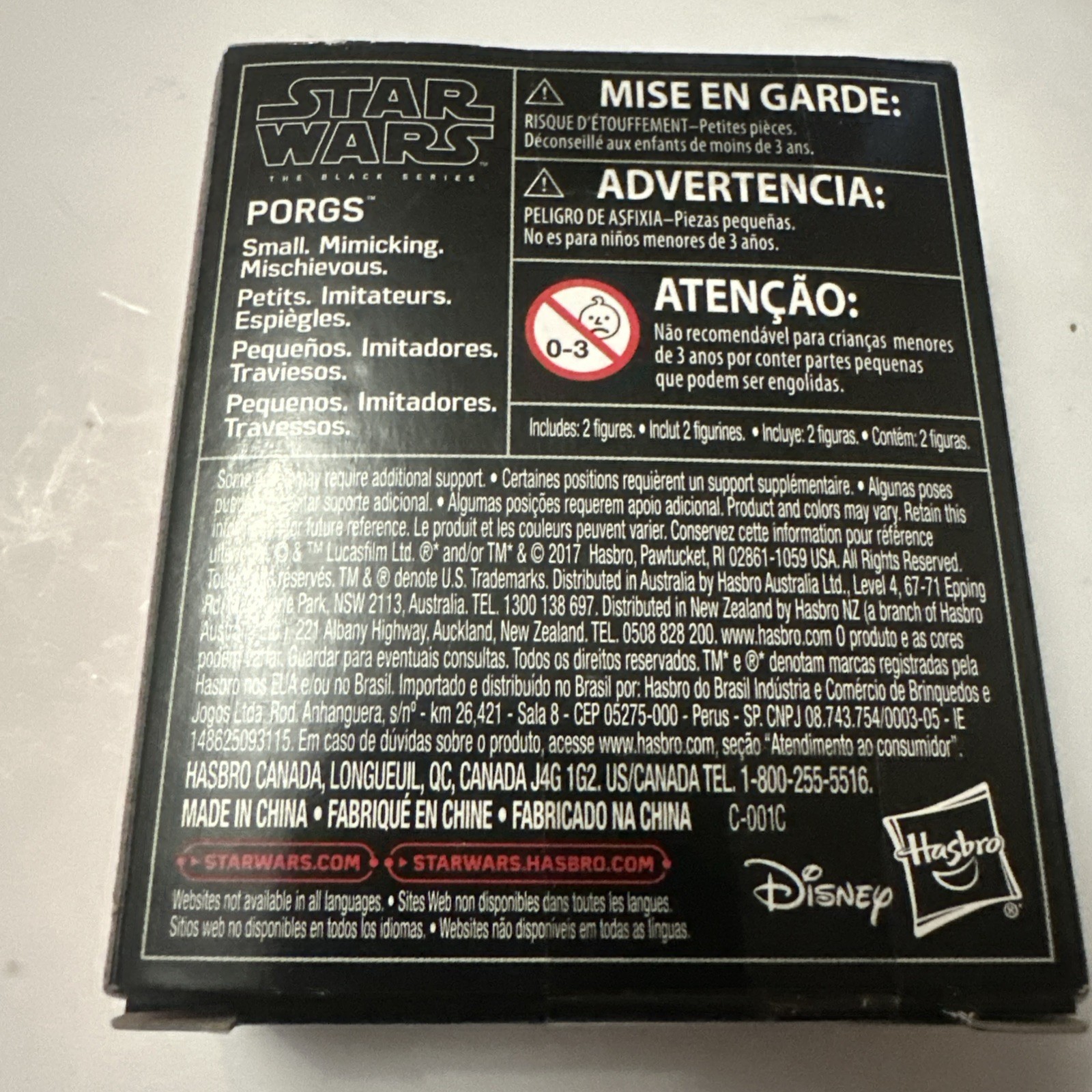 Star Wars Porg Black Series The Last Jedi NIB Sealed Disney Lucas Film MINT