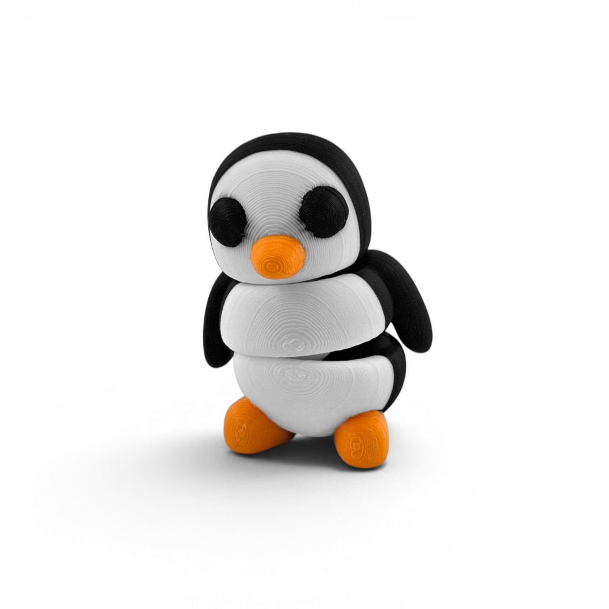 Articulated Mini Penguin Toy 1.6″ USA Made, Arctic Fidget Animal