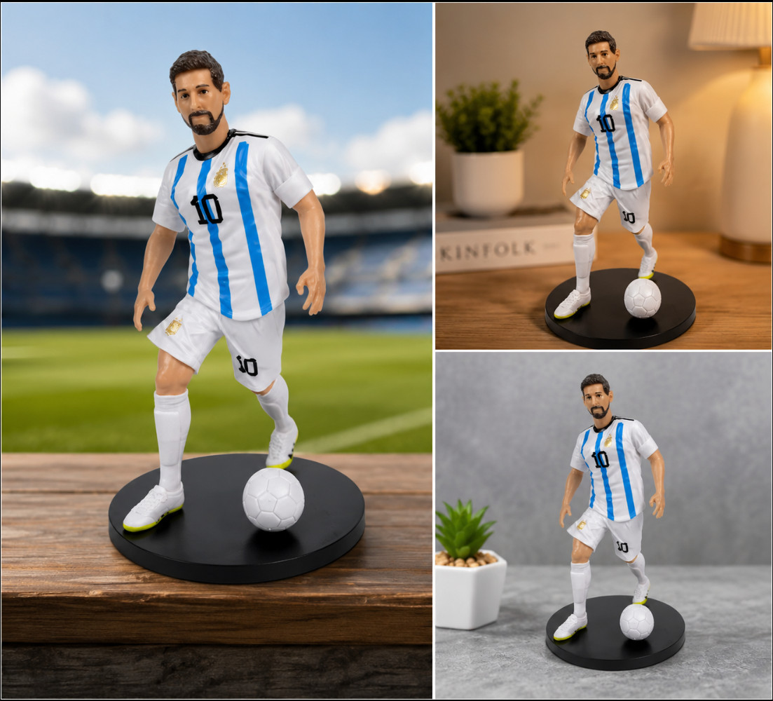 18cm Soccer Player PVC Figure Football Star Model Collectible Toy “Lionel Messi”