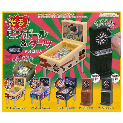 Arcade Pinball And Darts Light Up J Dream 2.5-Inch Miniature Doll Furniture