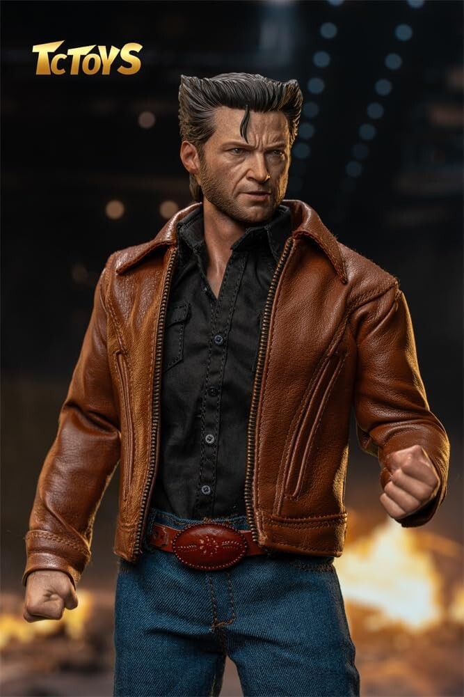 1:6 Marvel Wolverine Logan Man Head Hands Clothes For 12″ Male Action Figure