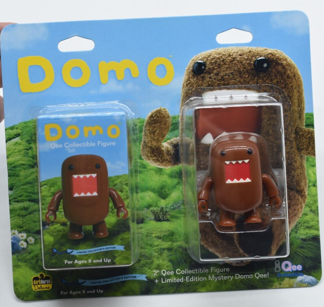 Domo Qee 2” Series 1-RARE Brown Figure + Limited Edition Mystery Domo Qee SEALED