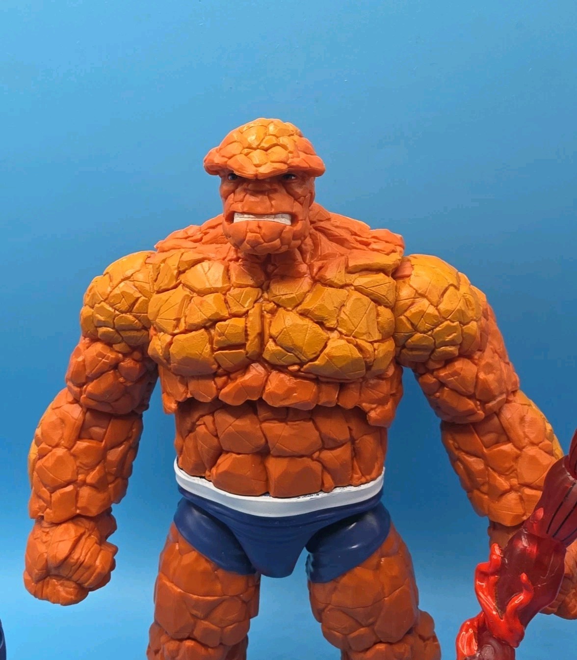Marvel Legends Retro Fantastic Four Lot Of 4 Human Torch Thing Invisible Woman