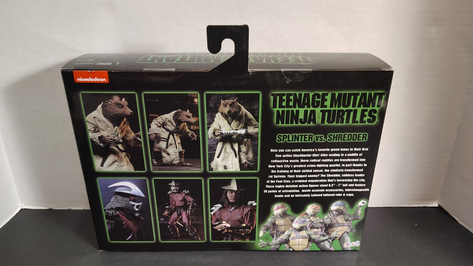NECA TMNT 1990 Movie Splinter & Shredder 2-Pack