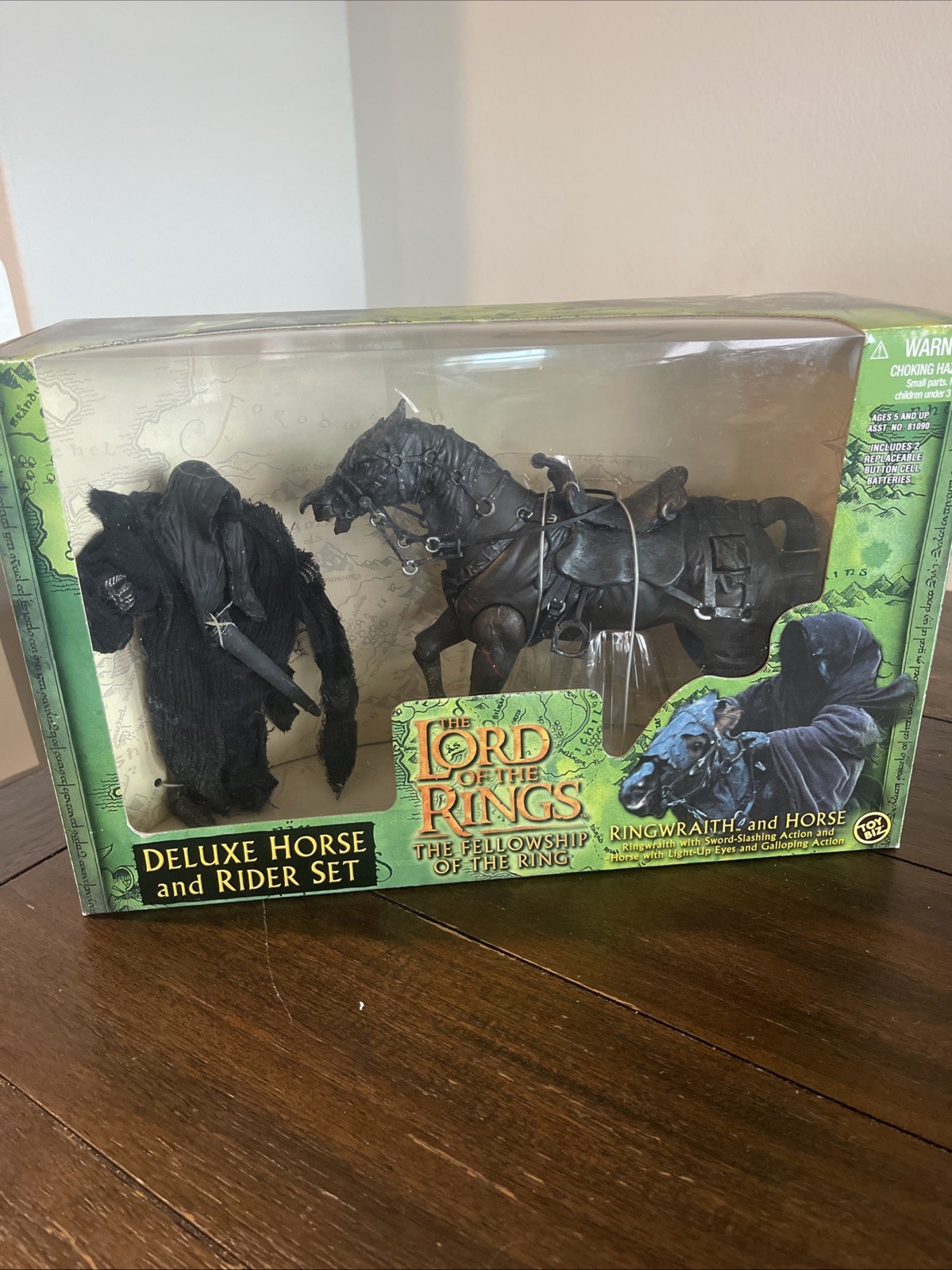 The Lord of the Rings Ringwraith and Horse Deluxe Set 2001 Toy Biz