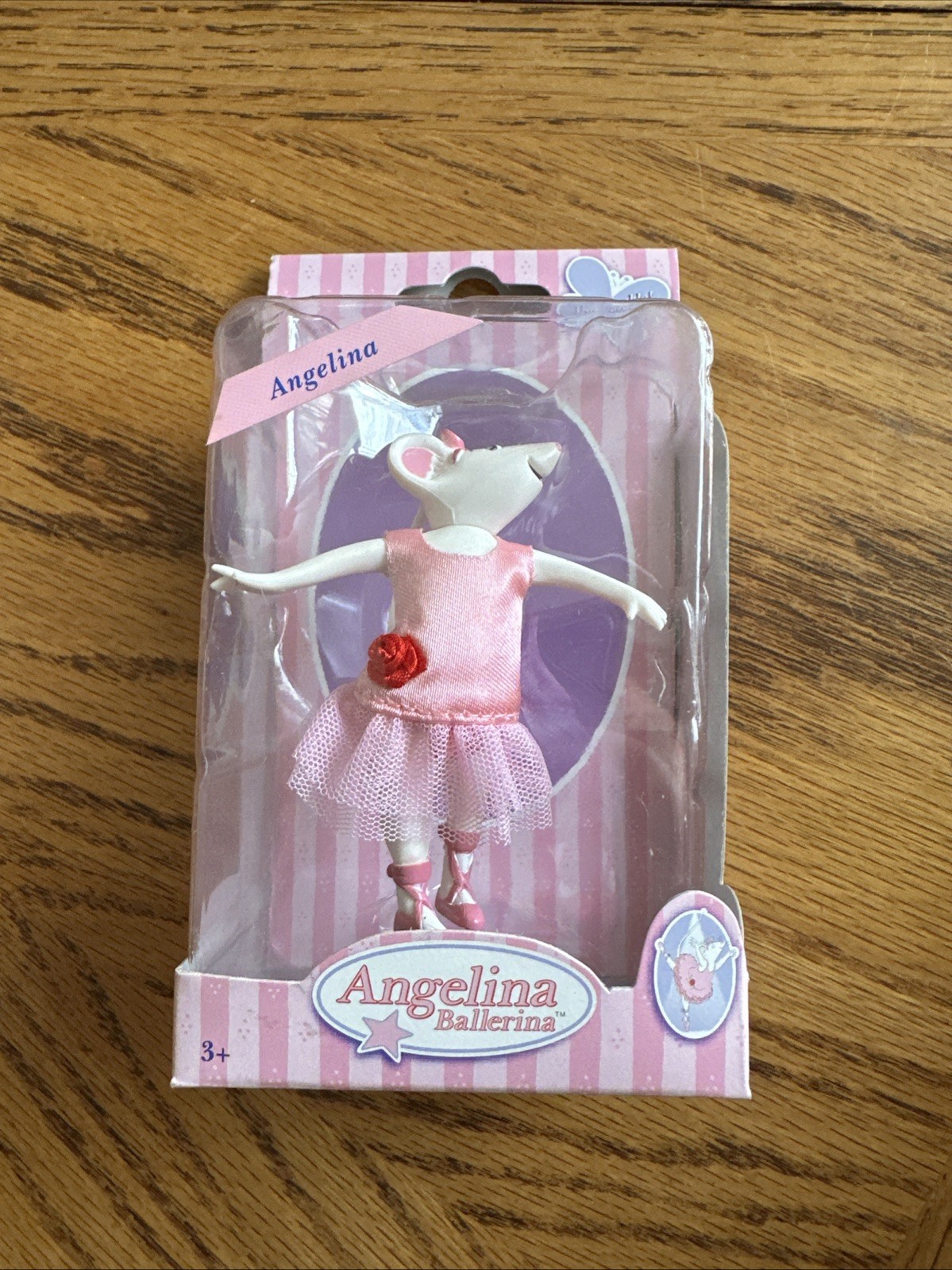 Angelina Ballerina Posable Figure 3.25 Inch 2005 Sababa Toys New In Package