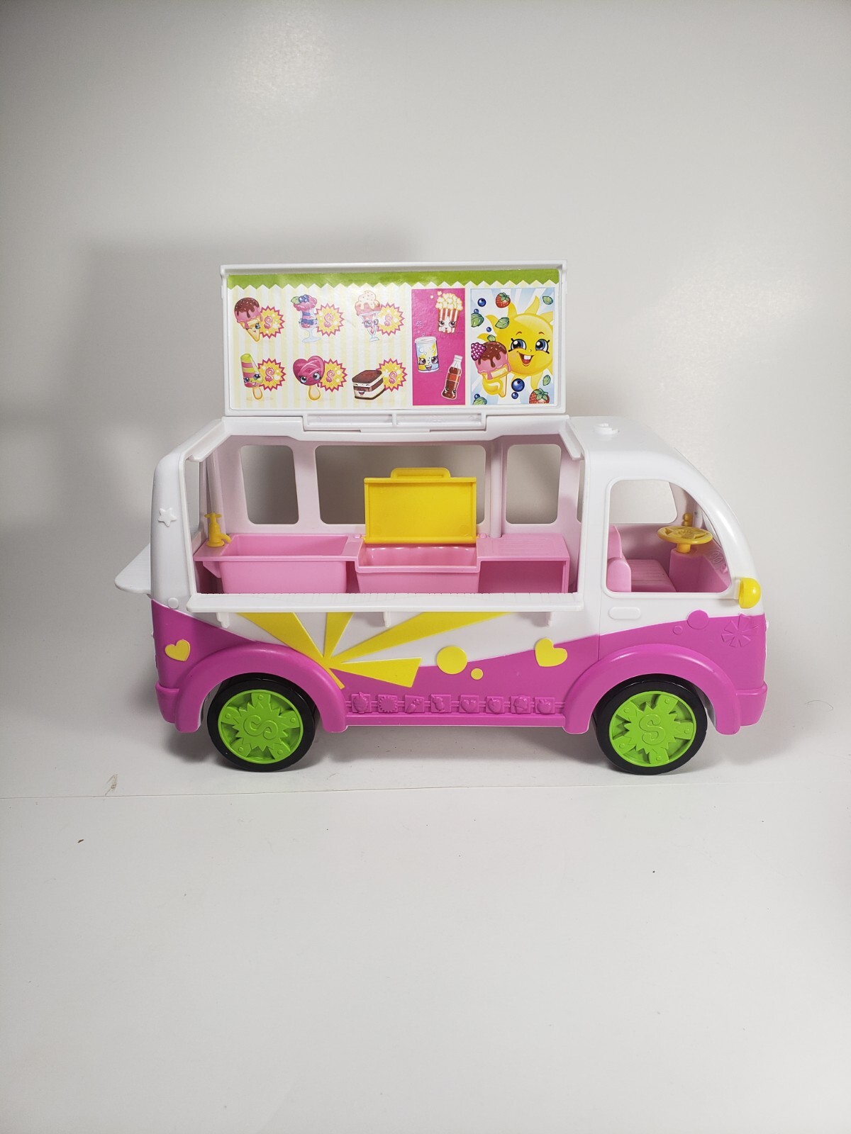 Pink And White SHOPKINS Ice Cream Truck Van Only