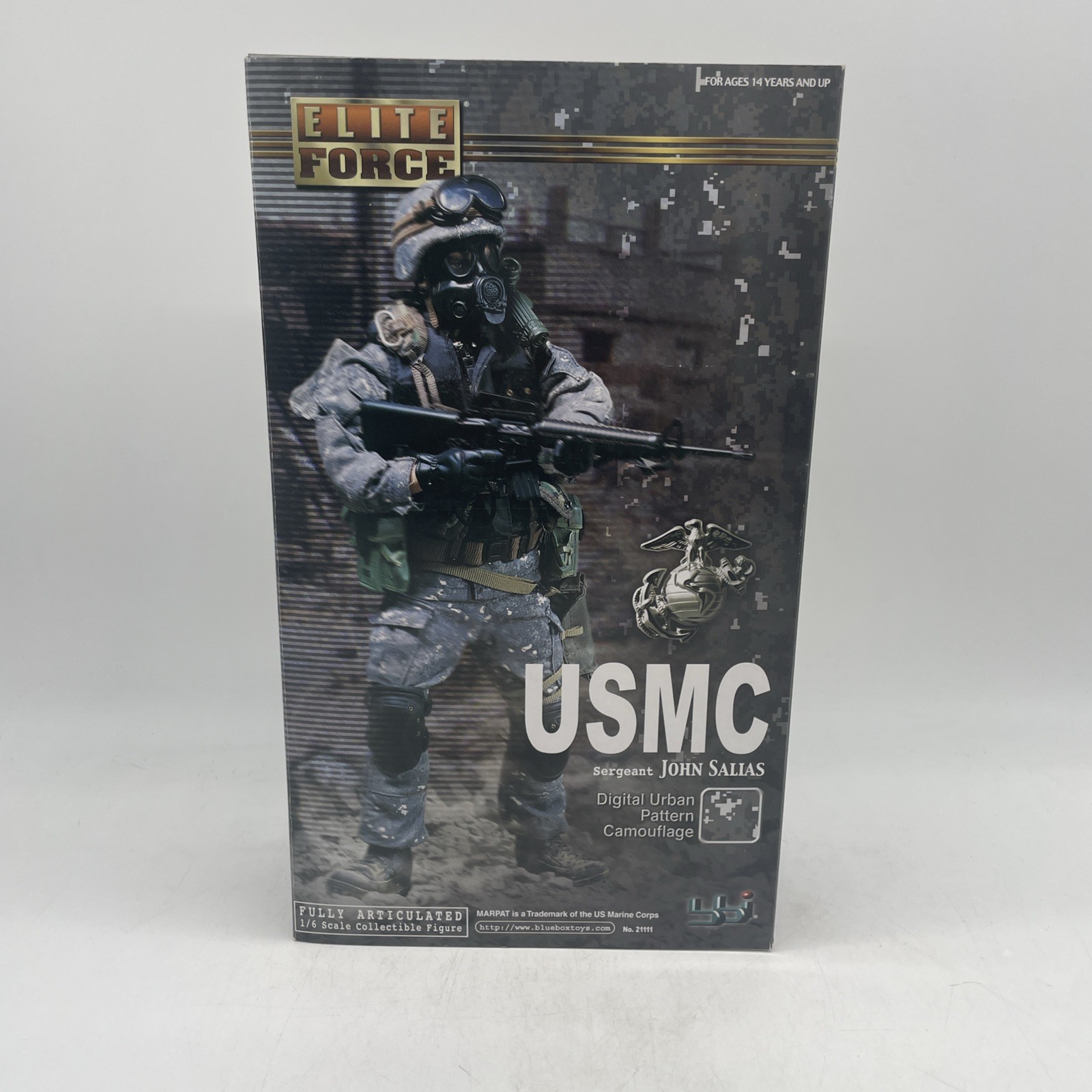 ELITE FORCE USMC Sergeant John Salias Digital Camo 1/6 scale BBI Collect Figure