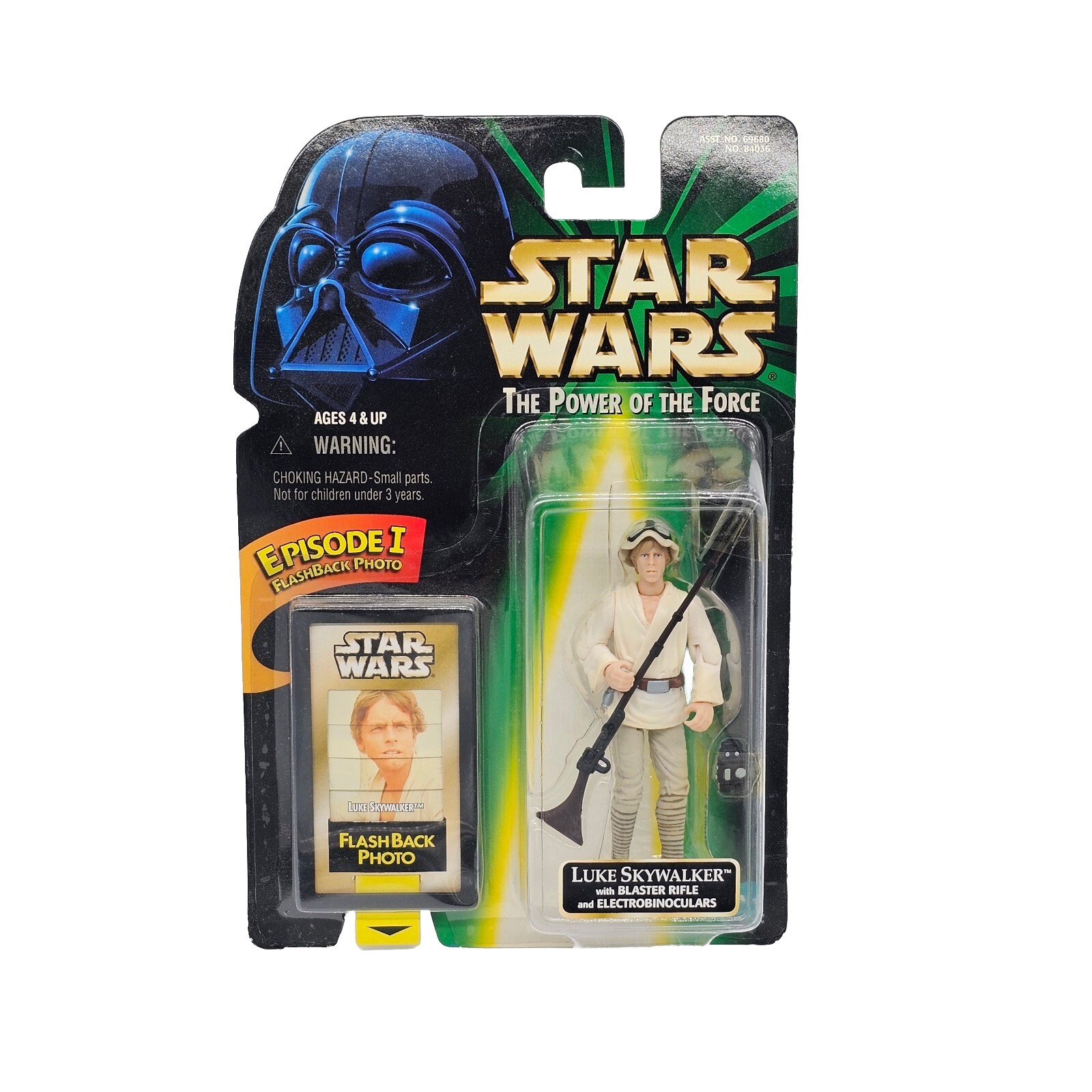 Star Wars Luke Skywalker W/ Blaster Rifle & Binoculars POTF 3.75″ Figure 1998