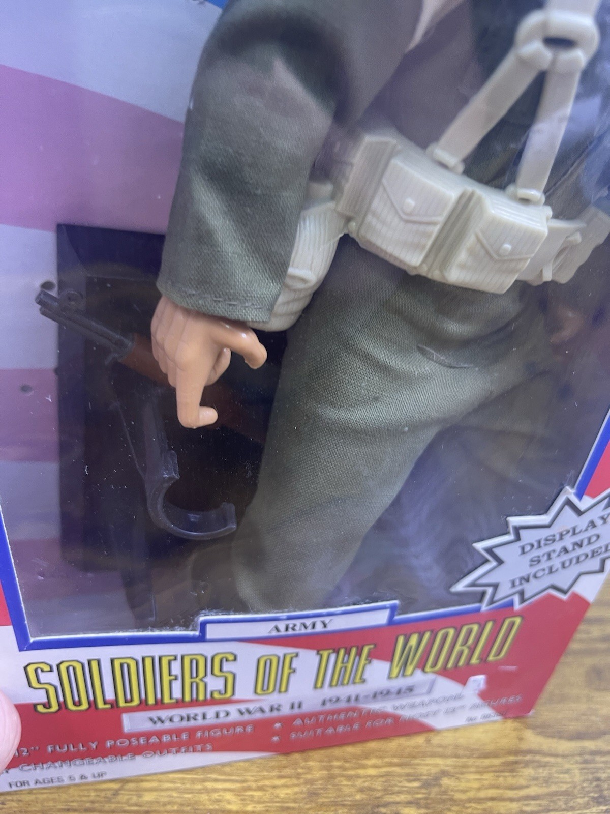 Soldiers Of The World Army World War II WWII Loose In box & Accessories 1996 12”