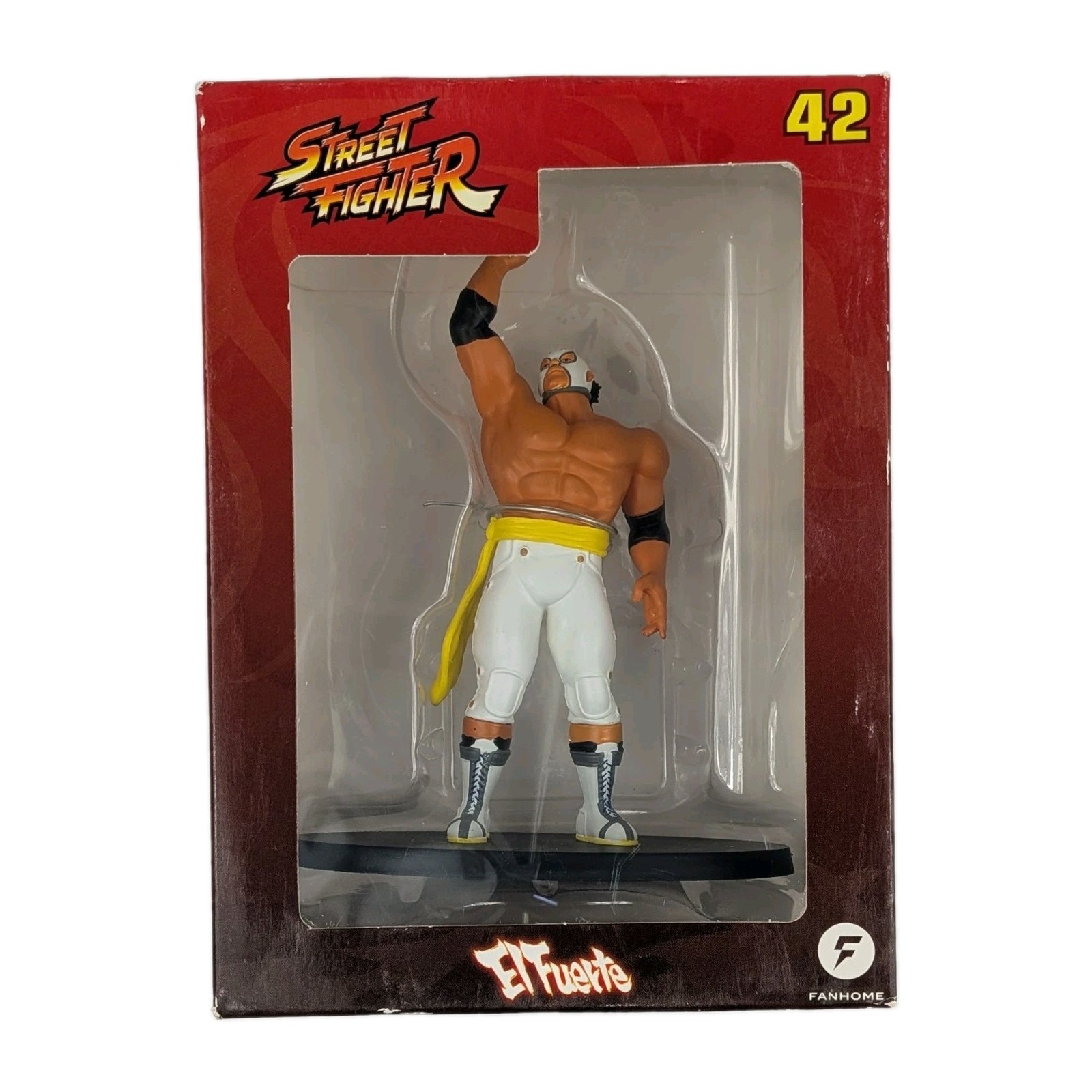 Fanhome Street Fighter El Fuerte Figure #42 Capcom Sealed New 104