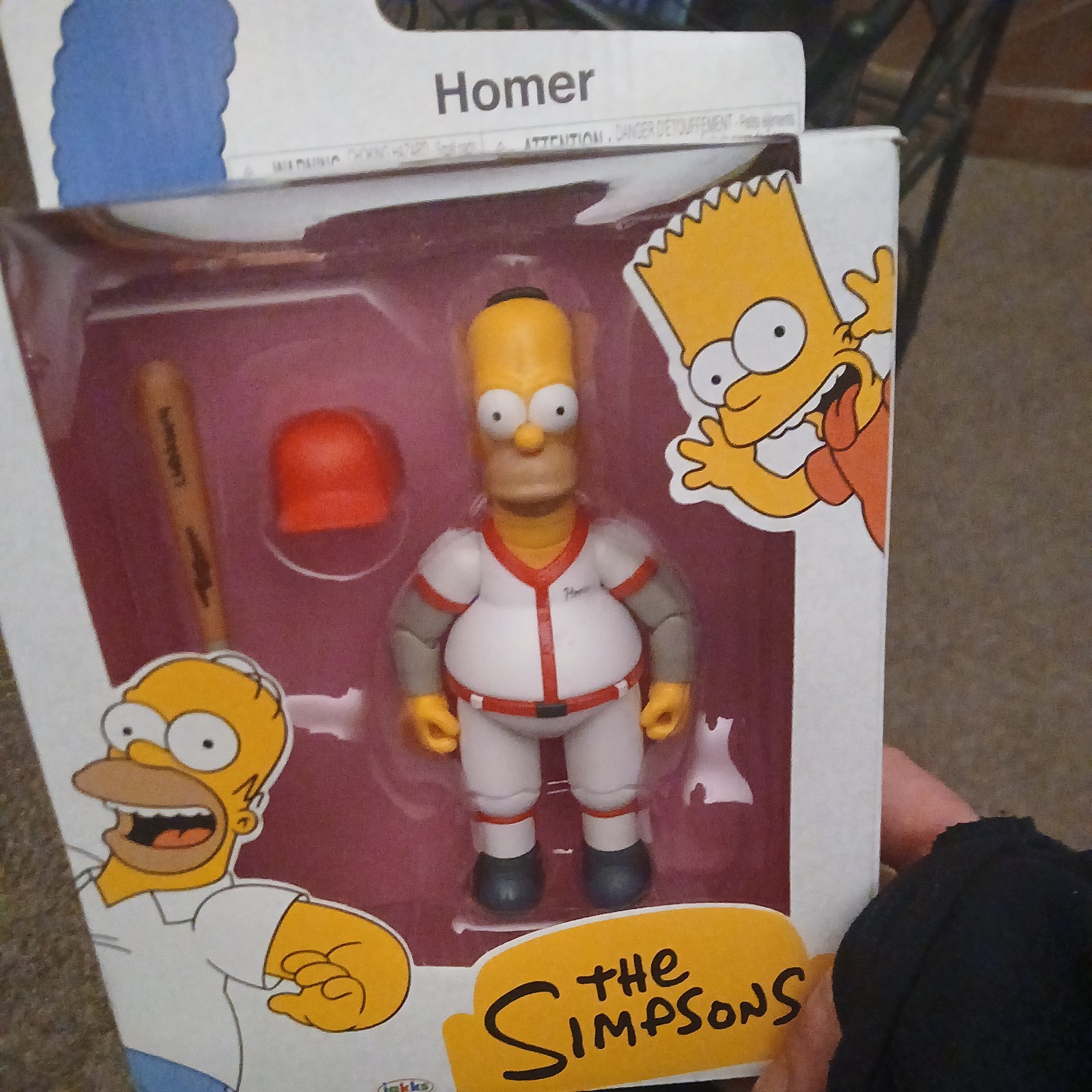 Homer at bat Springfield of Dreams Baseball The Simpsons 5″ Articulated Figure