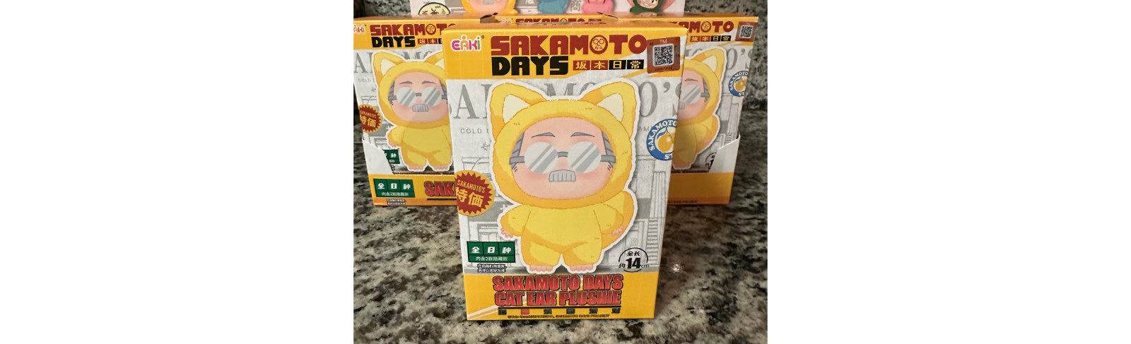 EAKI Sakamoto Days Cat Ear Plushie Series Confirmed Blind Box ?