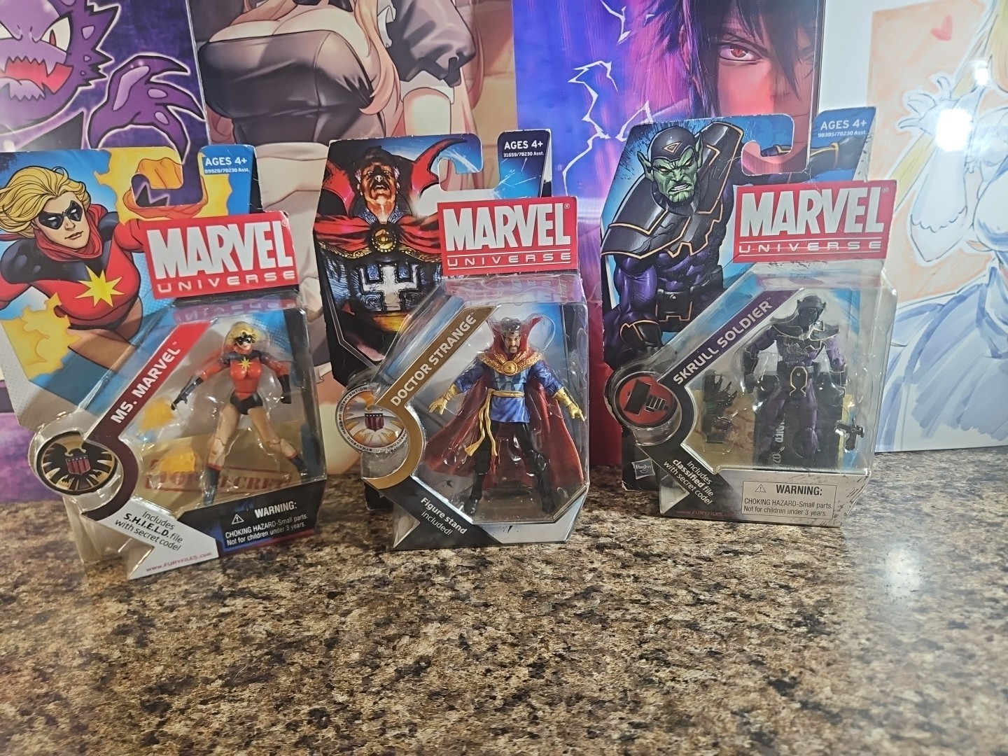 Marvel Universe Series 3 #012 Dr. Strange 3.75″ Action Figure Ms Marvel Skrull