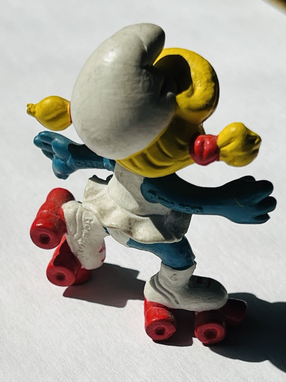 Smurfs Ballerina, Roller Skater Smurfette Vintage PVC Figure Lot Peyo 1978 1980