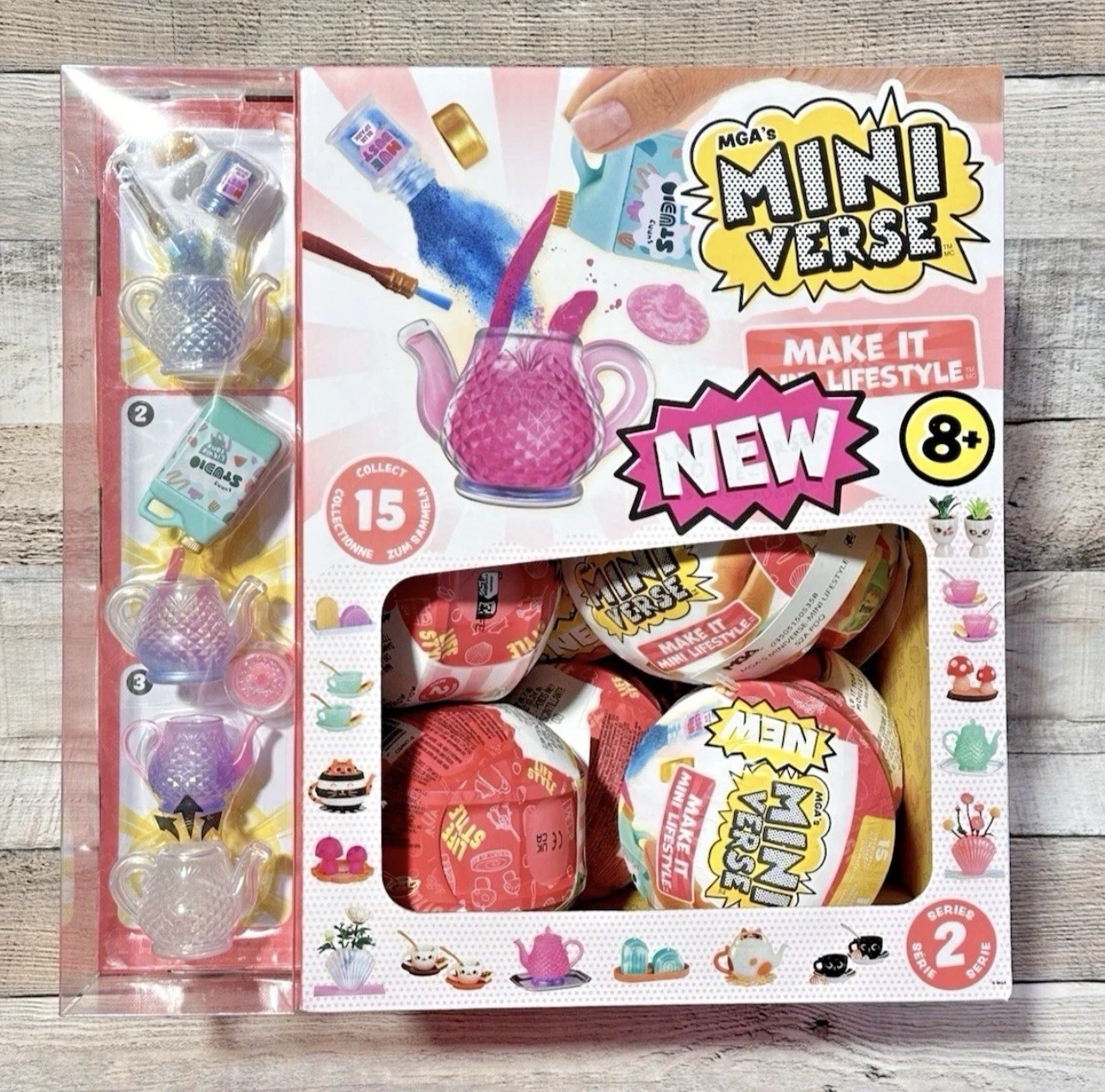 MGA Miniverse Make It Mini Lifestyle Series 2, Mystery Display Box + 15 New 🎈