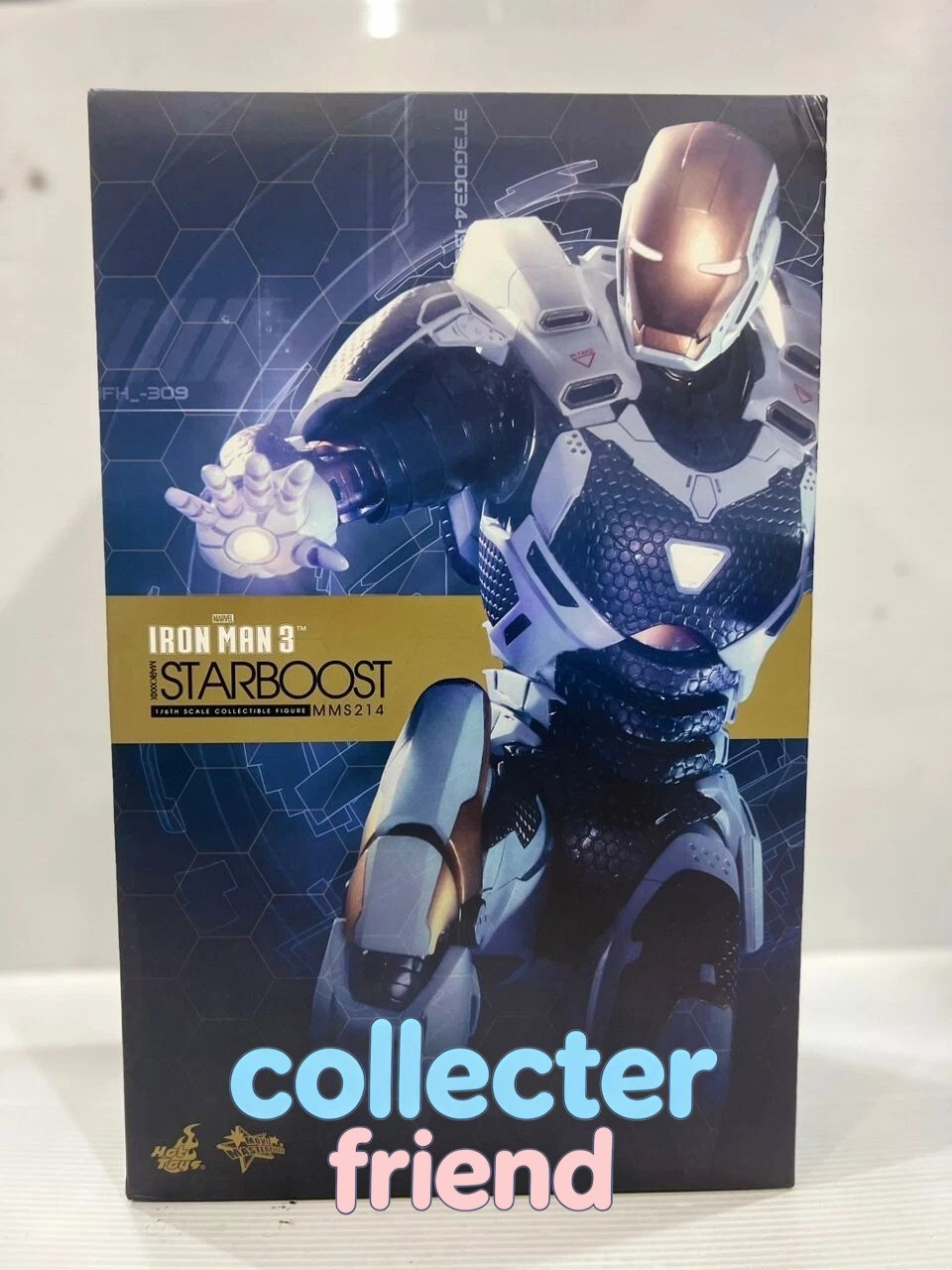Hottoys Ht 1/6 Mms214 Iron Man 3 Mk39 Starboost Action Figure New Toys In Stock