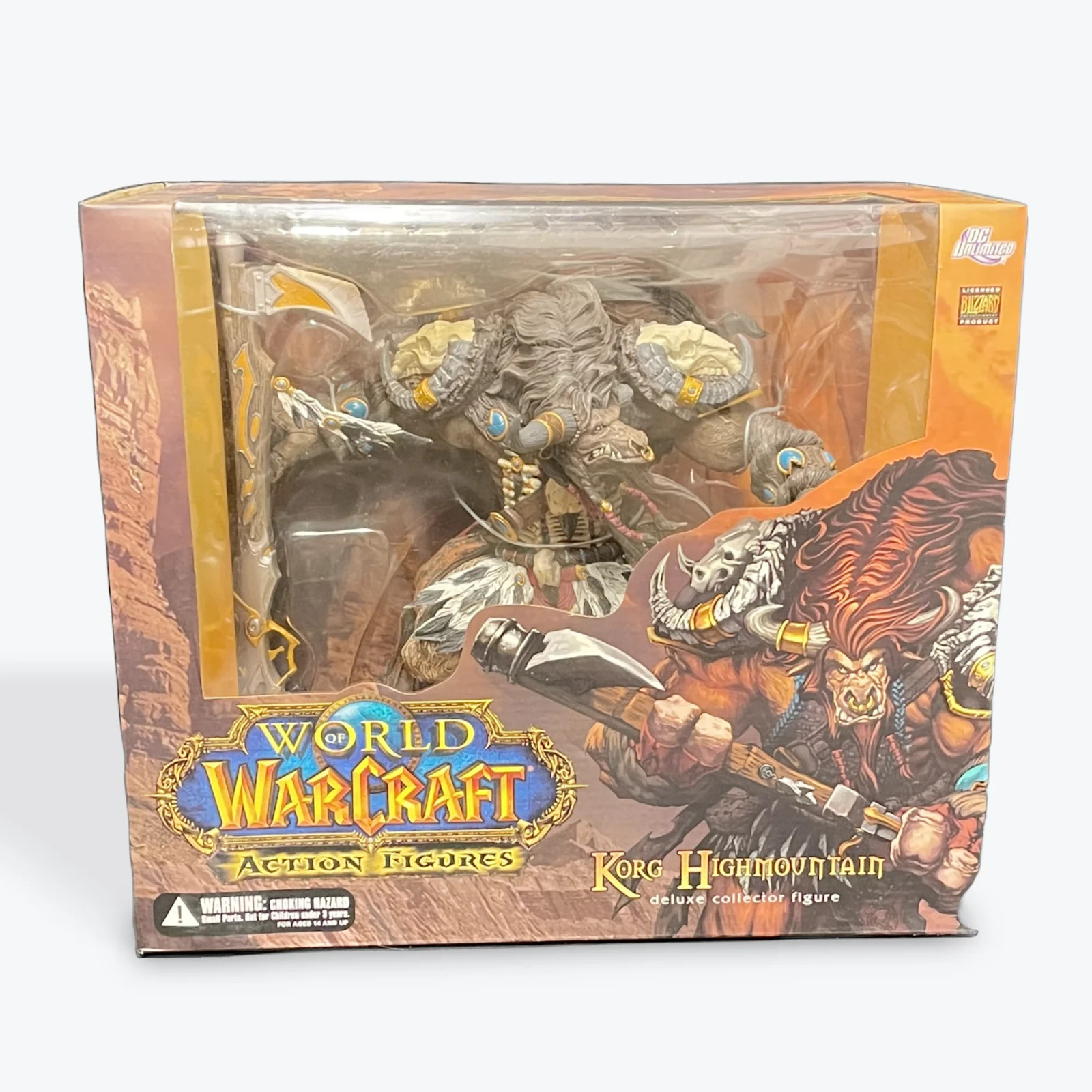 World of Warcraft Korg Highmountain Deluxe Collector Action Figure NEW Sealed*
