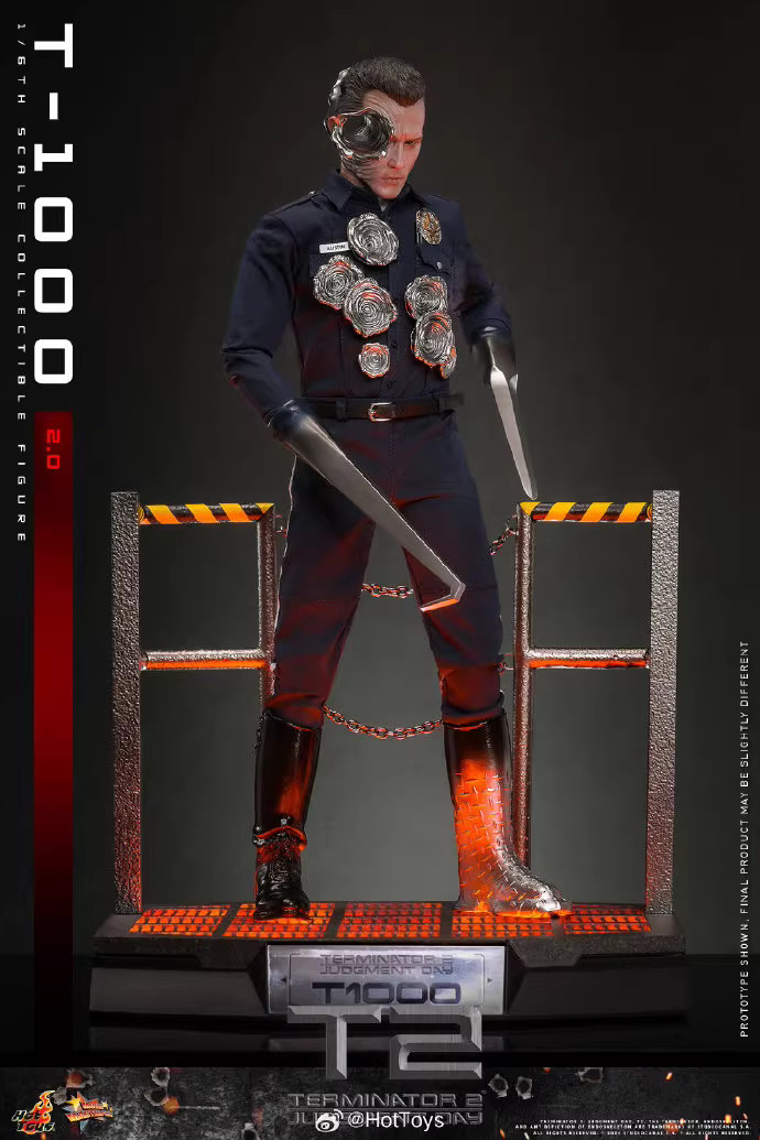New Hot Toys MMS774 Terminator 2 Judgment Day T1000 Robert Patrick 2.0 in stock