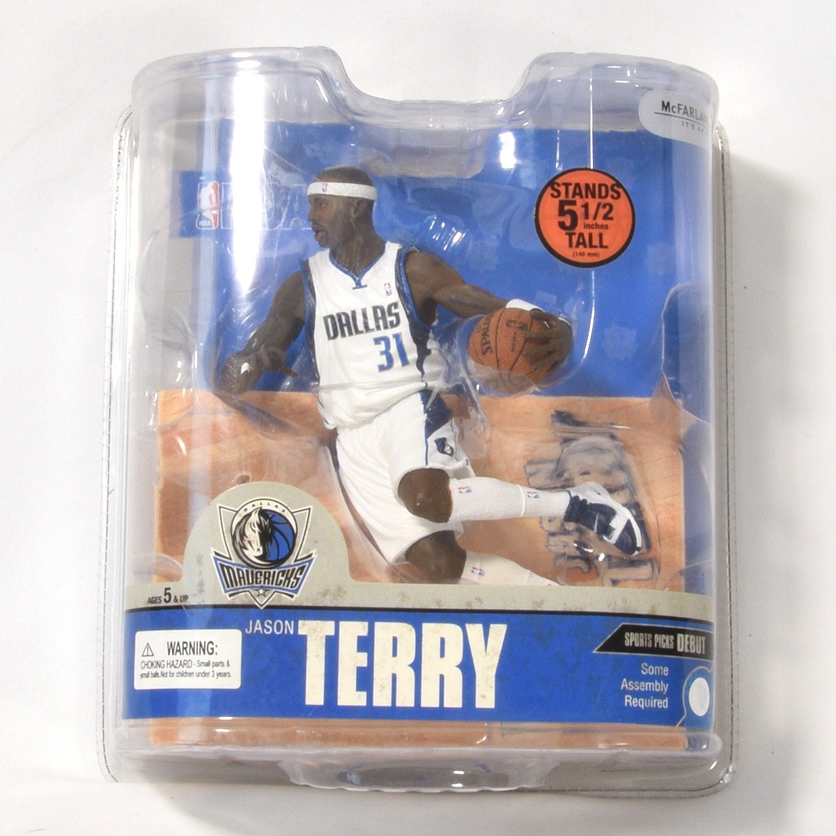 2007 Mcfarlane Sports Picks Jason Terry #31 Mavericks NBA Basketball Figure NEW