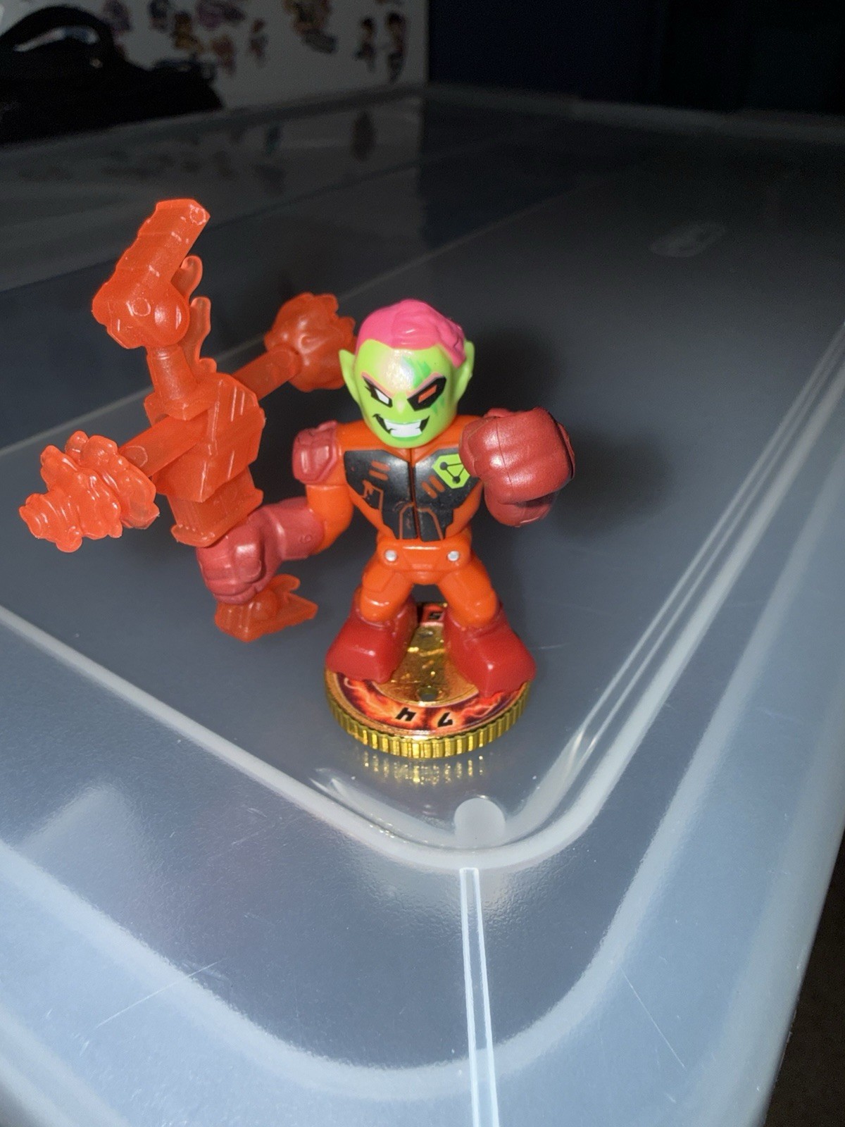 Legends of Akedo Powerstorm Fire Suit HyperLock Action Figure