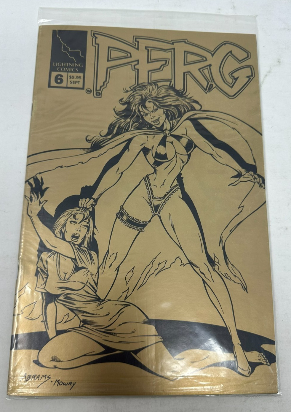 Perg #6 Gold Edition Lightning Comics 1994 Joseph Zyskowski [NM] Polybag Sealed