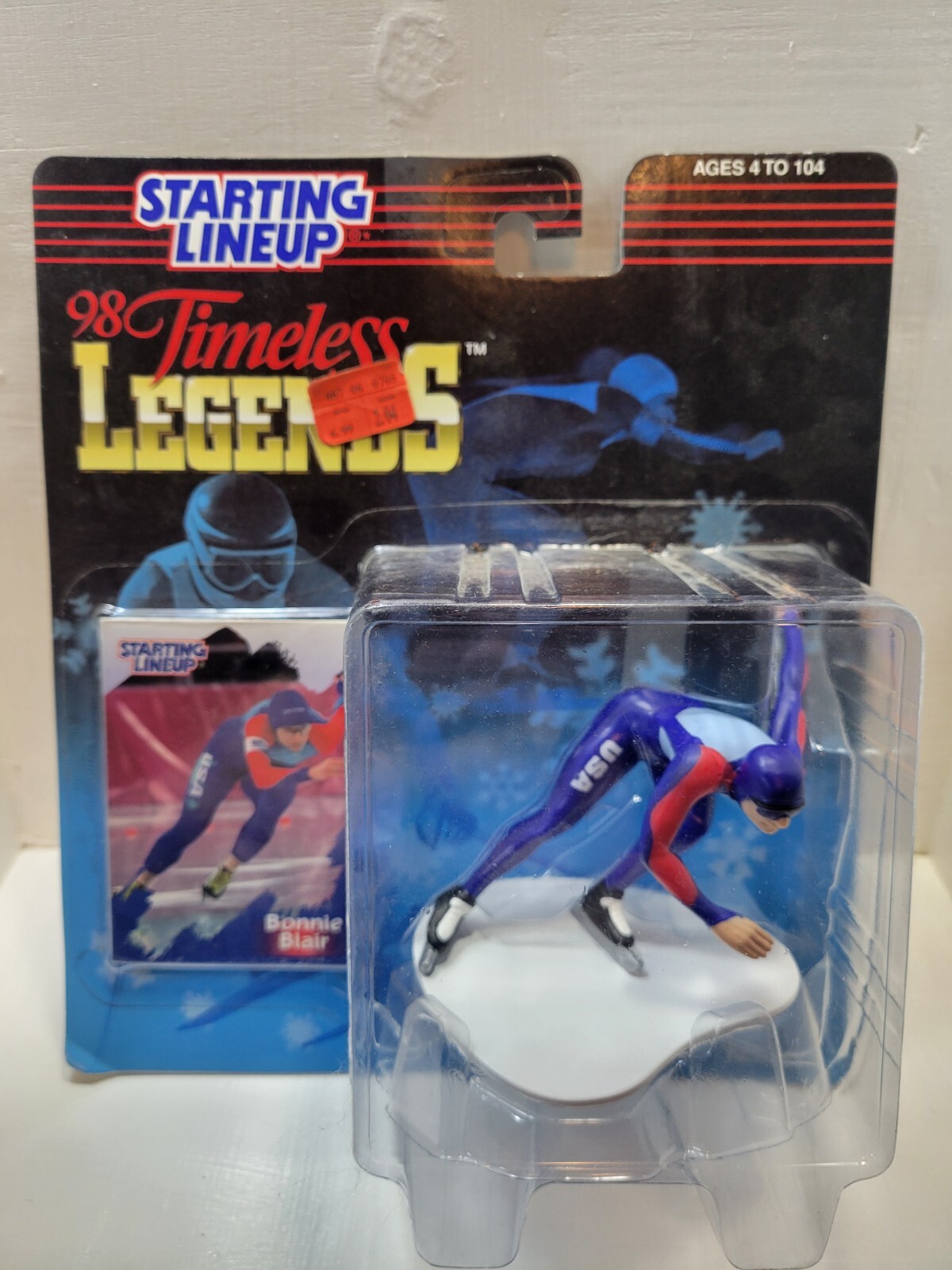 1998 STARTING LINEUP KENNER BONNIE BLAIR TIMELESS LEGENDS NIP SPEED SKATER