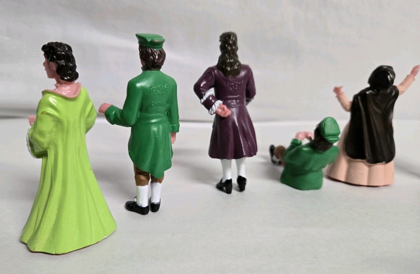 Lot Of 7 Vintage “Awesome Kids” Collectable Rubber Historical Figures