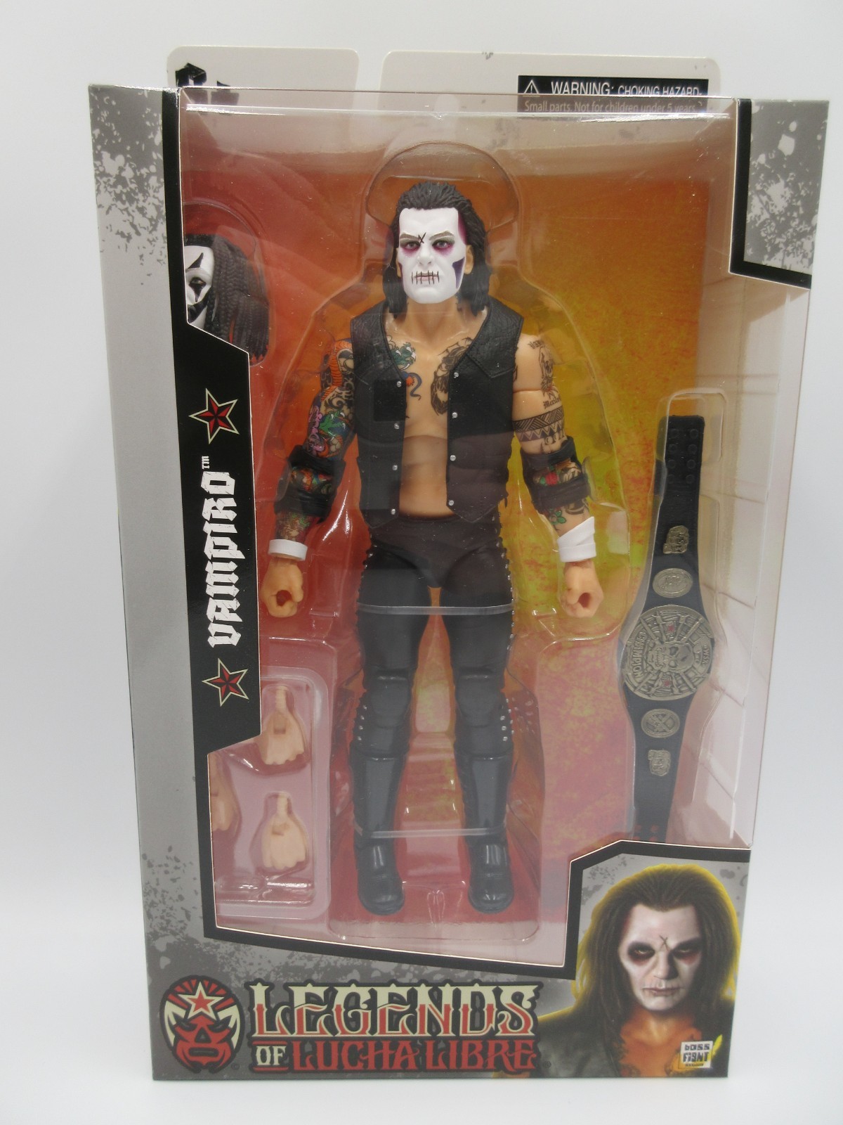 Boss Fight Studio Legends Of Lucha Libre VAMPIRO 7″ Wrestling Action Figure NEW!