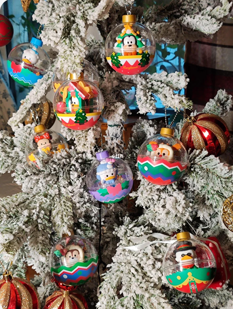 ? Miniso x Disney Christmas Hanging Ball One Blind Box w/ One Random Figure
