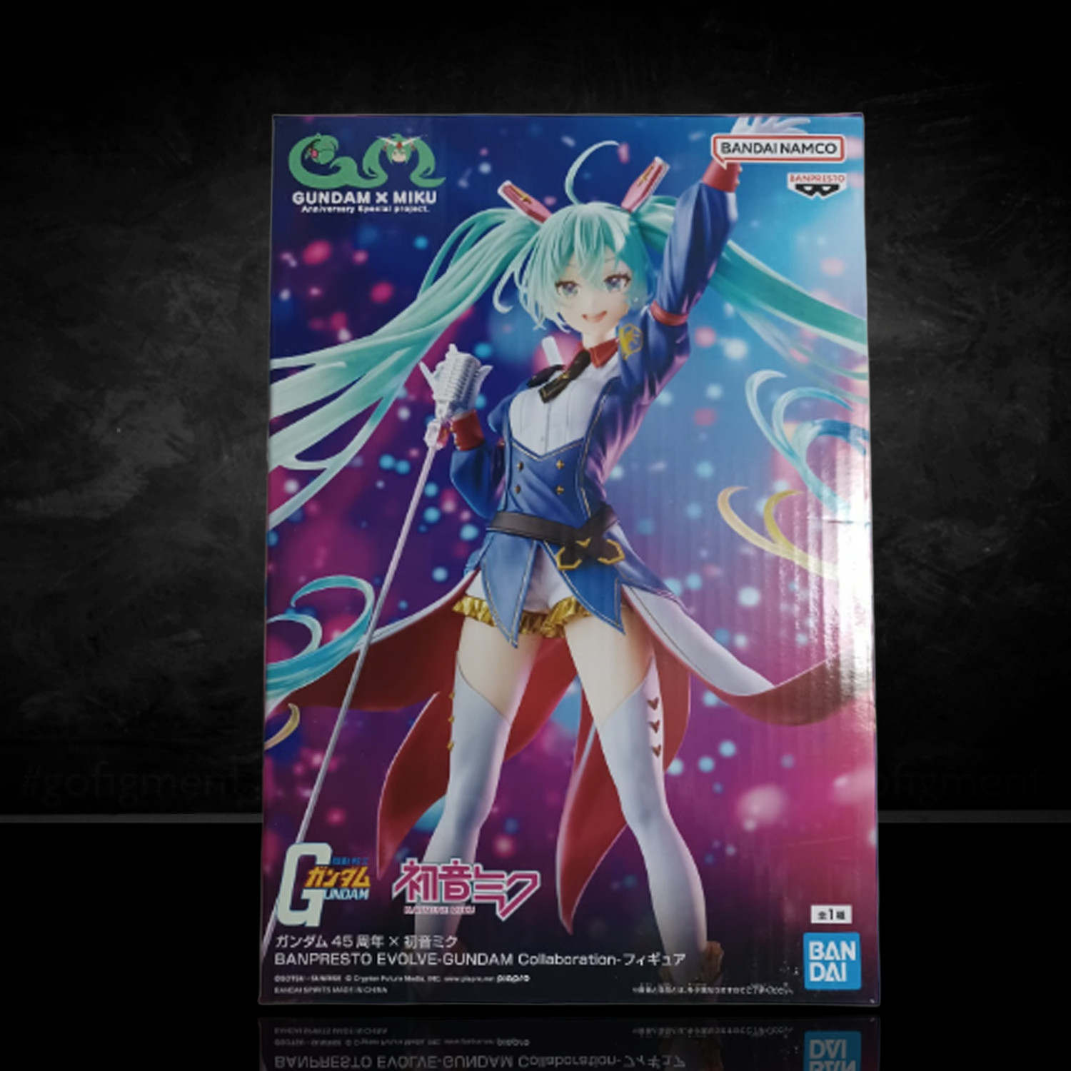 Banpresto Evolve Gundam 45th x Hatsune Miku Collaboration 8.3″ Premium Figure